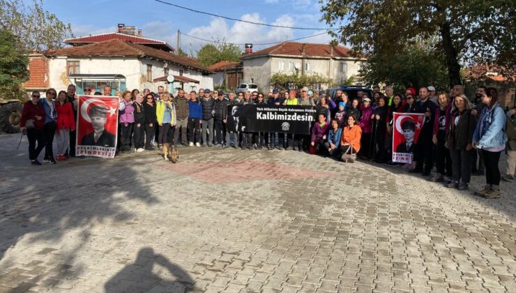 Mysia Yolları’nda Atatürk’ü andılar