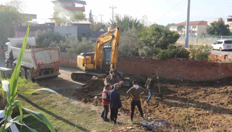 Nazilli Belediyesi, yol çalışmalarını sürdürüyor