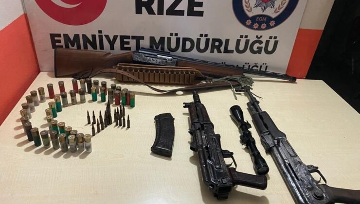 Rize’de hakkında kesinleşmiş toplam 31 yıl 9 ay hapis cezası olan şahıs yakalandı