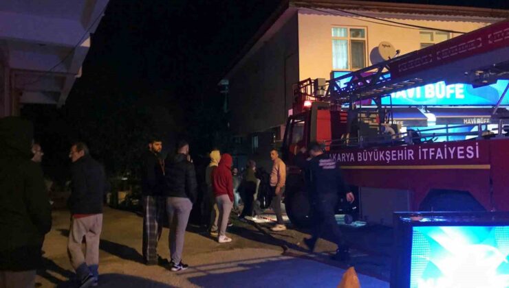 Sakarya’da korkutan yangın: Odunluk alev topuna döndü, mahalleli sokağa döküldü