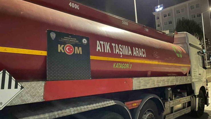 Samsun’da 23 bin 333 litre karışımlı kaçak akaryakıt ele geçirildi