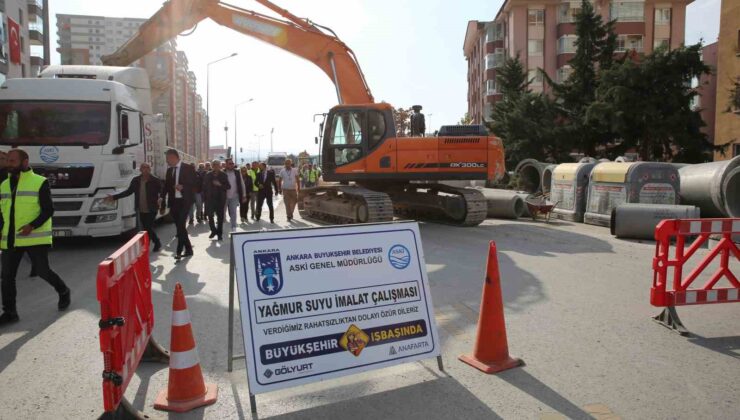 Şehit Mehmet Çavuş Caddesi’nde 10 yıllık sel çilesi son buluyor