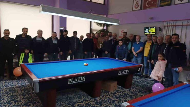 Şuhut’ta bilardo turnuvası