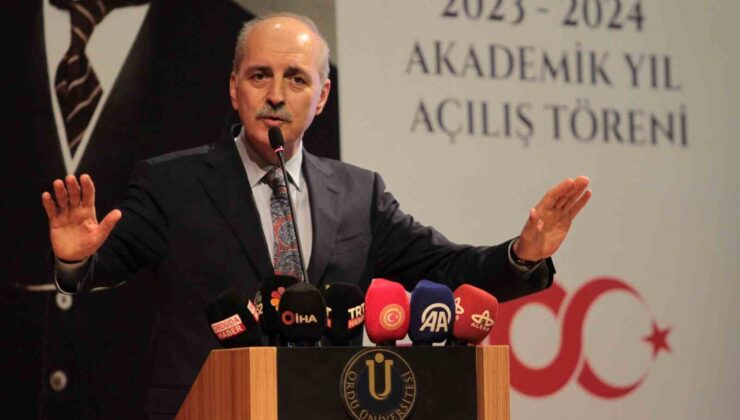 TBMM Başkanı Kurtulmuş: “Teröre karşı olduklarını söyleyenler, konu bizim coğrafyamız olunca teröre destek vermekten utanmıyor”