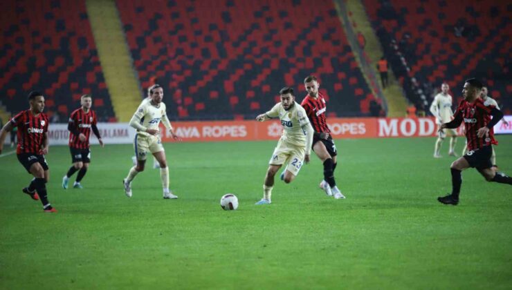Trendyol Süper Lig: Gaziantep FK: 0 – Ankaragücü: 1 (Maç sonucu)