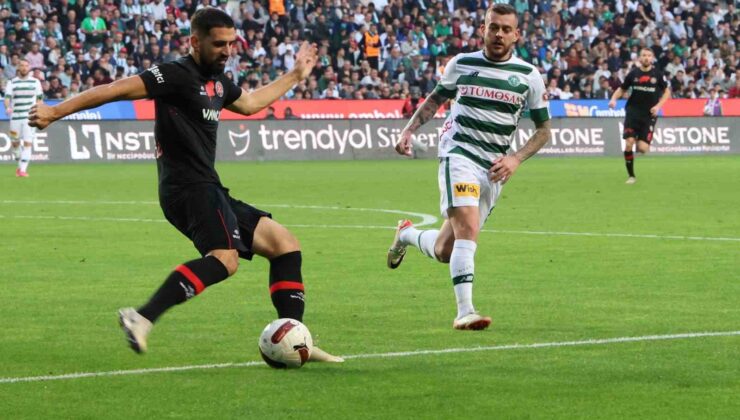 Trendyol Süper Lig: Konyaspor: 1 – Fatih Karagümrük: 1 (Maç sonucu)