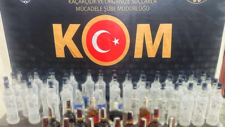 Tunceli’de kaçak içki operasyonu