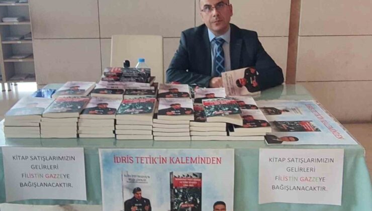 Yazar İdris Tetik’ten Gazze’ye anlamlı destek