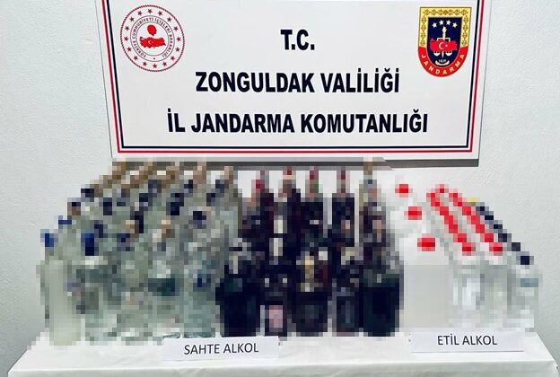 Zonguldak’ta kaçak alkol operasyonu