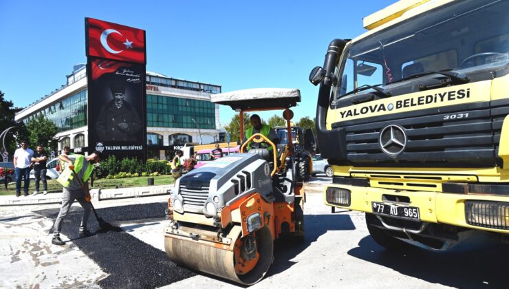 Şehir İçinde Asfalt Yama Çalışmalarına Start Verildi