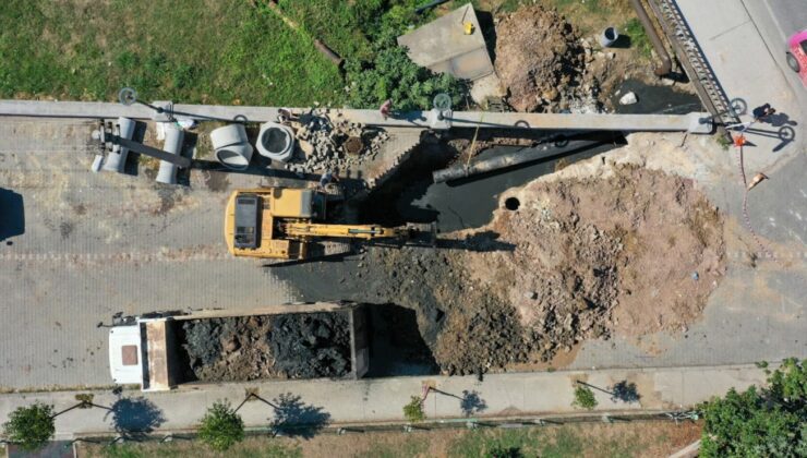 Yalova Belediyesi’nden Dere Mahallesi’nde Alt Yapı Çalışması