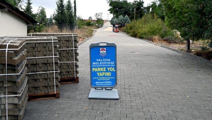 Yalova Belediyesi, Taç Sokak’taki Çalışmaları Tamamladı