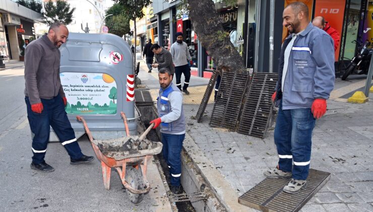 Sonbahar Yağışları Öncesi Mazgallara Temizlik Çalışması